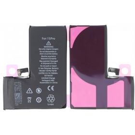 Batteria per Apple iPhone 15 Pro, accumulatore (Self-Diagnosable) (Premium)