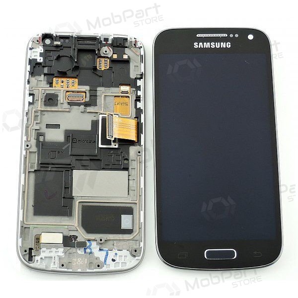 Samsung i9195 Galaxy S4 Mini schermo / display (nero) (service pack) (originale)