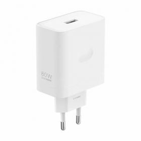 Caricabatterie per telefono Realme SuperVOOC 80 W USB-A bianco