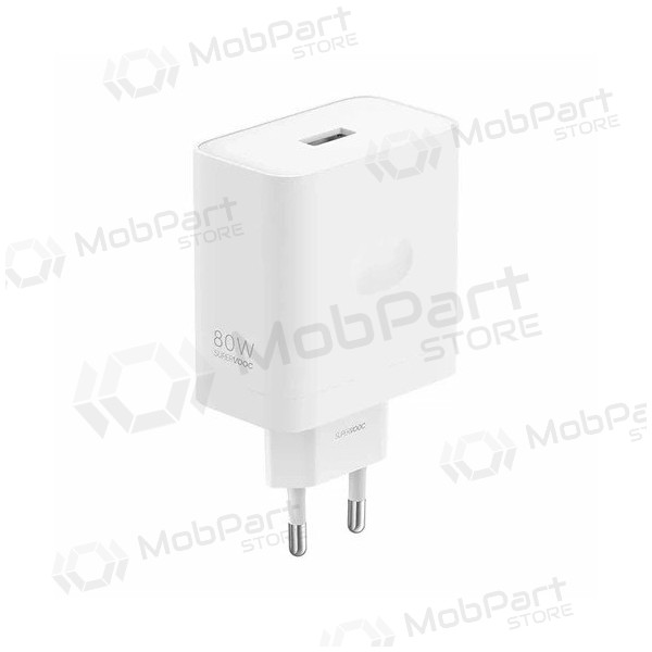 Caricabatterie per telefono Realme SuperVOOC 80 W USB-A bianco