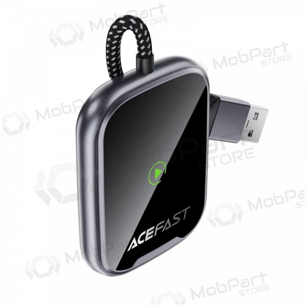 Adattatore CarPlay Acefast QC1 wireless Android Auto nero