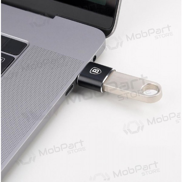 Adattatore USB-C Baseus CATOTG-01 USB-A a USB-C OTG nero