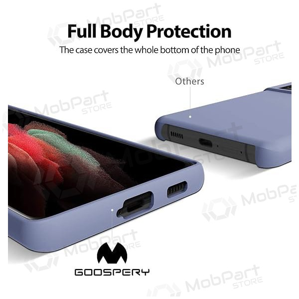 Custodia per Samsung Galaxy A15 Mercury - Silicone Case (grigio lavanda)