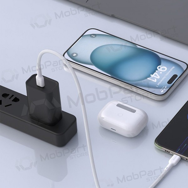 Cavo Lightning Dudao L9X USB-C a Lightning 2 m 30 W bianco
