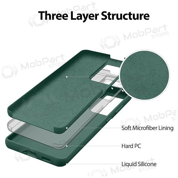Custodia per Samsung Galaxy A15 Mercury - Silicone Case (verde scuro)