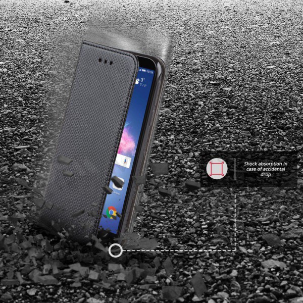 Custodia per Apple iPhone 12 / 12 Pro - Smart Magnet (nera)