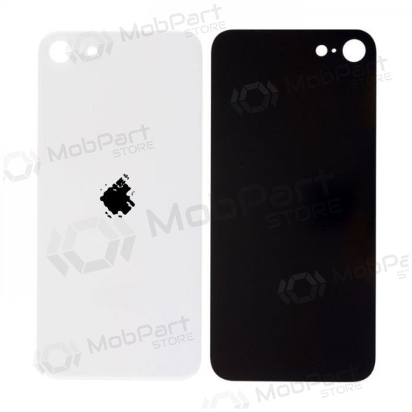 Apple iPhone SE 2020 / SE 2022 coperchio batteria posteriore (bianca) (bigger hole for camera)