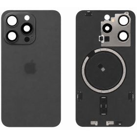 Cover posteriore per Apple iPhone 15 Pro (nero) (Premium)