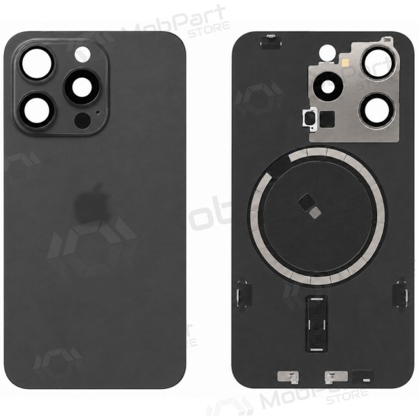 Cover posteriore per Apple iPhone 15 Pro (nero) (Premium)