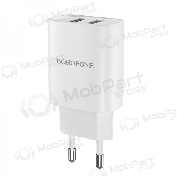 Caricatore Borofone BN2 2xUSB 2.1A (bianca)