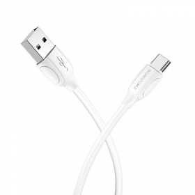 USB cavo Borofone BX19 USB-A to USB-C 1.0m bianca