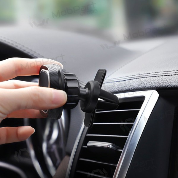 Automobilinis universale telefono laikiklis Hoco CA52 tvirtinamas į ventiliacijos groteles, magnetinis, nero-grigio Automobilinis universale telefono laikiklis Hoco CA52 tvirtinamas į ventiliacijos groteles, magnetinis, nero-grigio