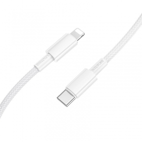 Cavo Lightning Borofone BX117 USB-C a Lightning 1 m PD 27 W bianco