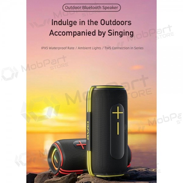 Bluetooth altoparlante portatile Awei KA5 20W nero