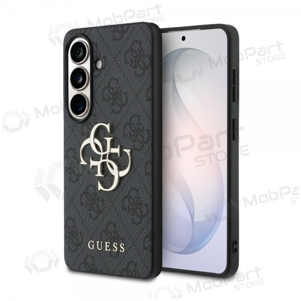 Custodia Samsung Galaxy S26 - Guess PU 4G Metal Logo (grigio)