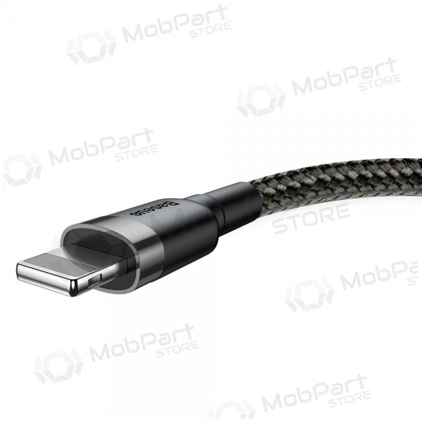 USB cavo Baseus Cafule USB-A to Lightning 2.4A 1.0m grigio-nero CALKLF-BG1