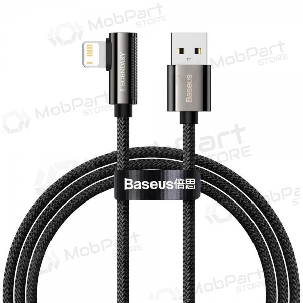 USB cavo Baseus Legend Lightning 2.4A 1.0m (nero) CALCS-01