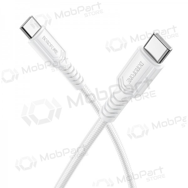 Cavo USB-C Borofone BX116 USB-C a USB-C 1 m 60 W bianco.