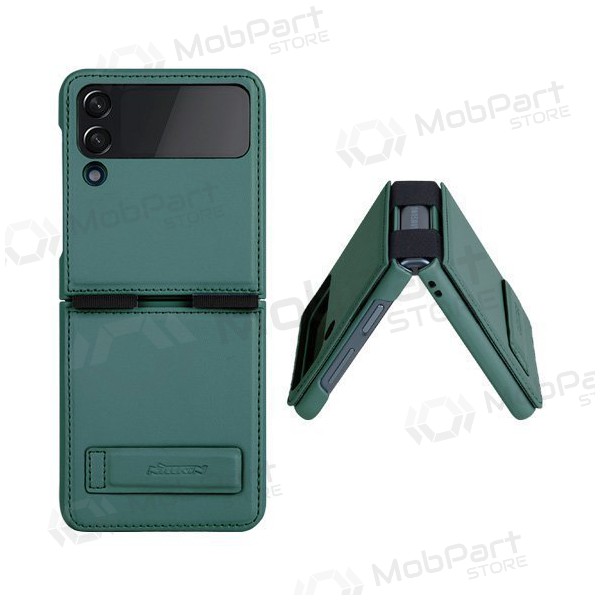 Custodia Samsung Galaxy Z Flip4 - Nillkin Leather (verde)