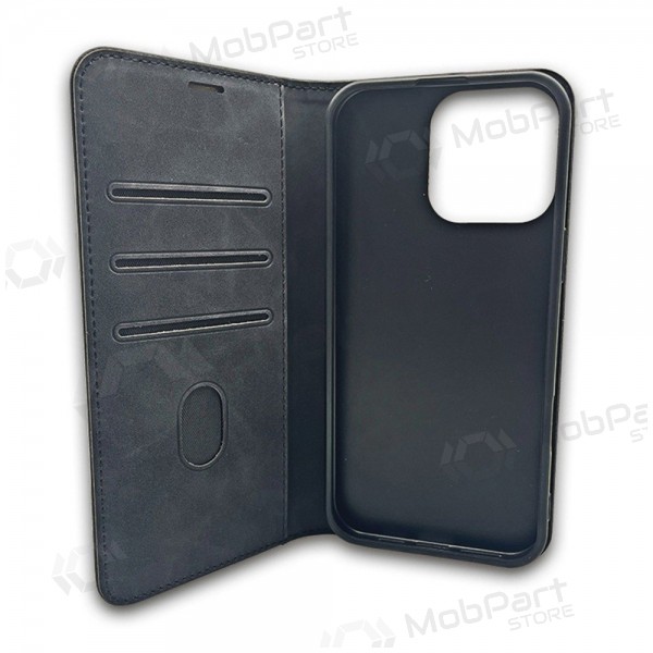 Custodia Samsung Galaxy A16 -Smart Suede- (nera)