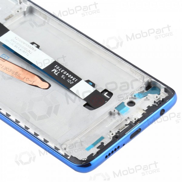 Xiaomi Poco X3 / X3 NFC schermo / display (blu) (con una cornice) (service pack) (originale)