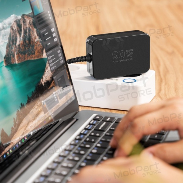 Caricabatterie universale per laptop Kruger&Matz 90W nero