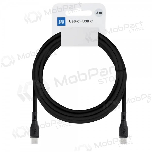 Cavo USB-C Blue Star PJ73-14-3 USB-C a USB-C 2 m 60 W nero