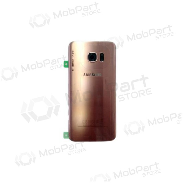 Samsung G935F Galaxy S7 Edge coperchio batteria posteriore rosa (rose pink) (usato grade B, originale)