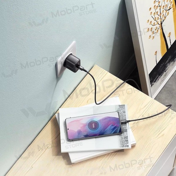 Caricabatterie per telefono Ugreen CD250 25 W USB-C nero