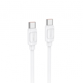 Cavo USB-C Hoco X115 USB-C a USB-C 1 m 240 W bianco