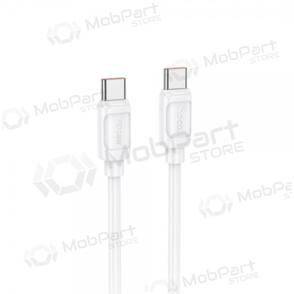 Cavo USB-C Hoco X115 USB-C a USB-C 1 m 240 W bianco