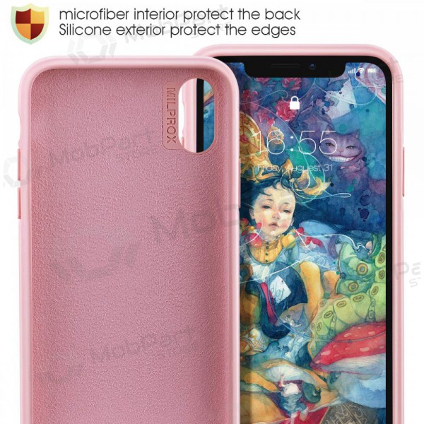 Custodia per Apple iPhone 13 Pro Max - Liquid Silicone 1.5mm (rosa)
