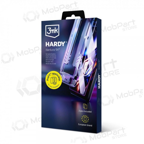 Vetro protettivo per Apple iPhone 15, 16 - 3mk Hardy Hardura 9H