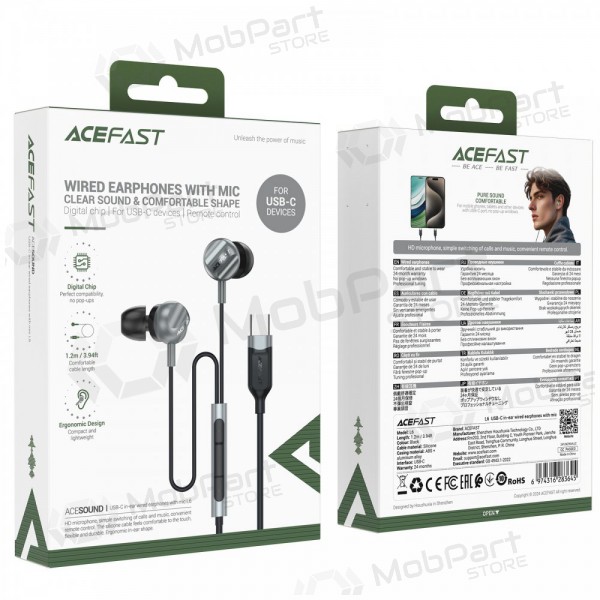 Ausinės Acefast L6 USB-C