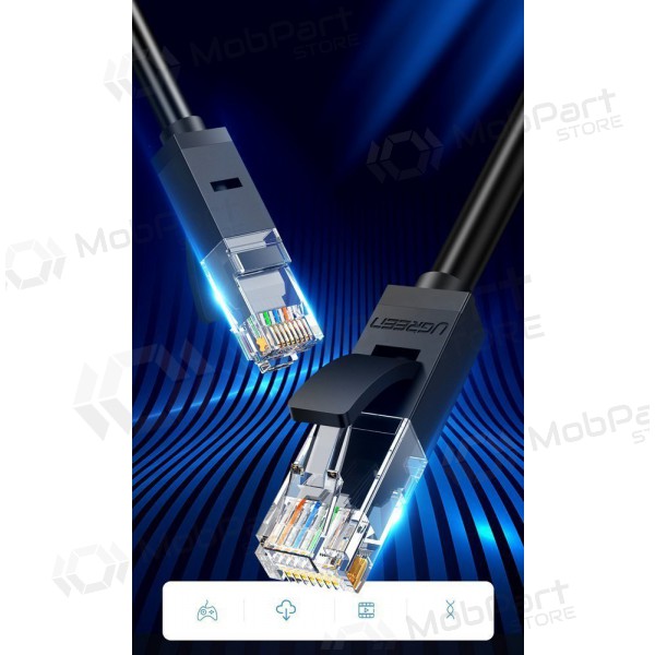 Cavo Ugreen RJ45 Cat 6 UTP 1000Mbps 1.0m (nero)