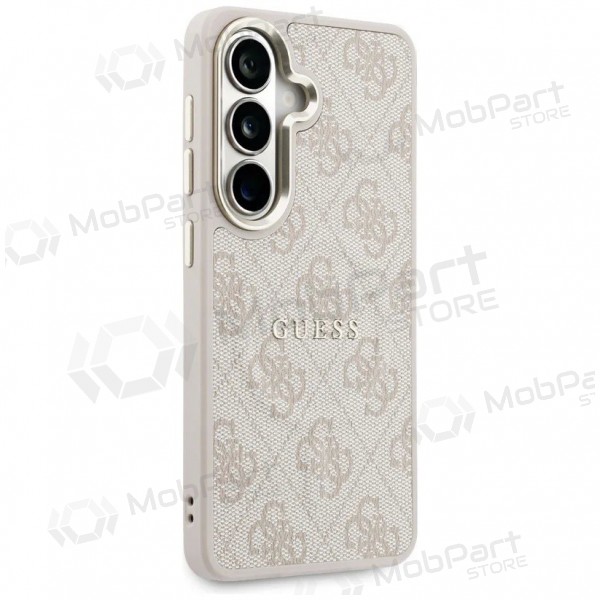 Custodia per Samsung Galaxy S26 - Guess PU Leather 4G Gold Frame Magnetic (rosa)