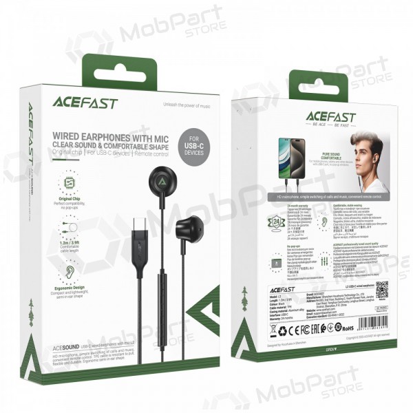 Ausinės Acefast L2 USB-C