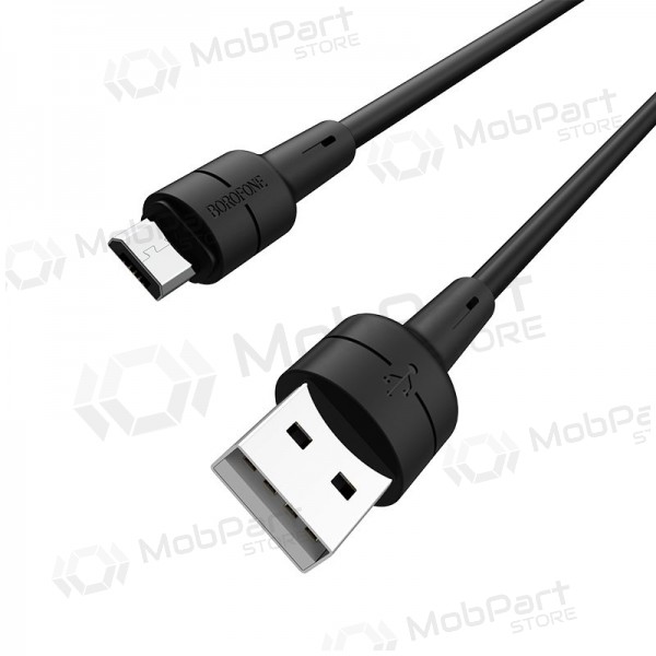 USB cavo Borofone BX30 microUSB 1.0m (nero)