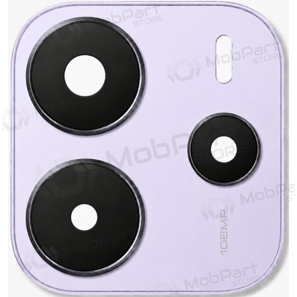 Vetro fotocamera Xiaomi Redmi Note 14 4G con cornice (viola)