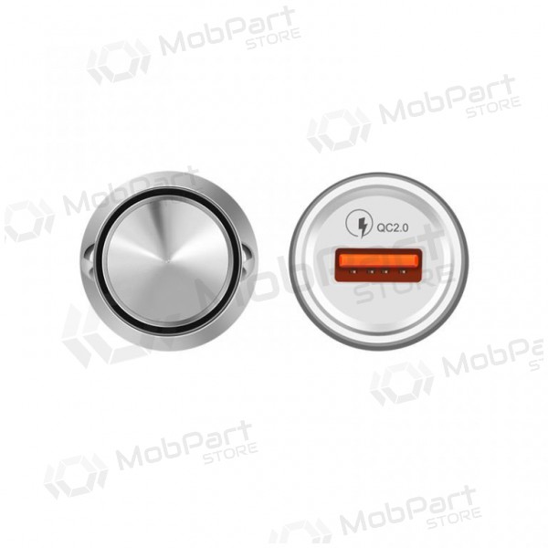 Caricatore per auto HOCO Z4 QuickCharge (5V 2.1A) (d'argento)