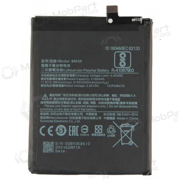 Xiaomi Mix 3 batteria, akumuliatorius (BM3K) Xiaomi Mix 3 batteria, akumuliatorius (BM3K)