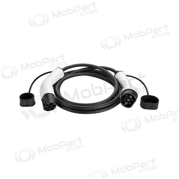 Elektromobilio cavo di ricarica Type 2 - Type 2, 32A, 22kW, 3-fazė, 10m