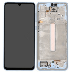 Samsung Galaxy A33 5G schermo / display (blu) (con una cornice) (originale)