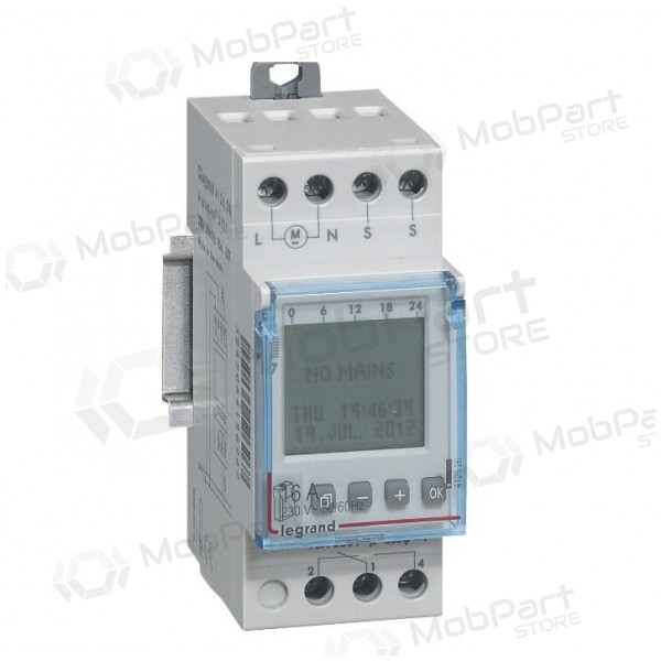 Foto rėlė Legrand 412626 (230V, 2kW, 10A, IP20)