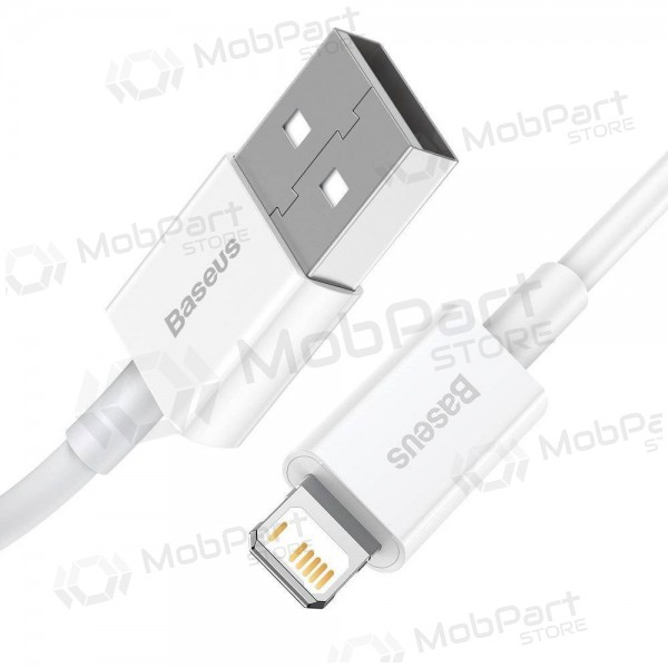USB cavo Baseus Superior Lightning 2.4A 0.25m (bianca) CALYS-02