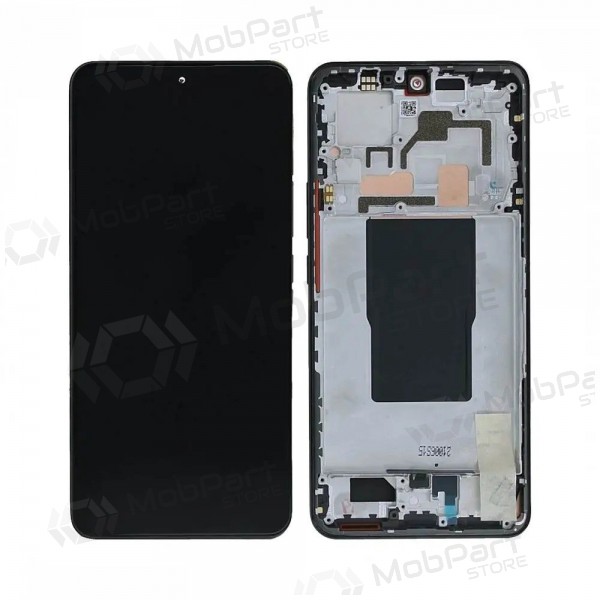 Xiaomi 12T, 12T Pro schermo / display (nero) (con una cornice) (originale)