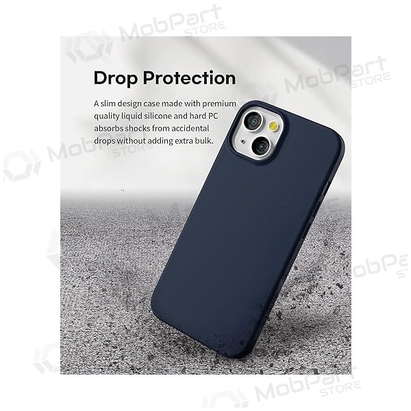 Custodia per Apple iPhone 14 - Mercury Soft Feeling (blu scuro)