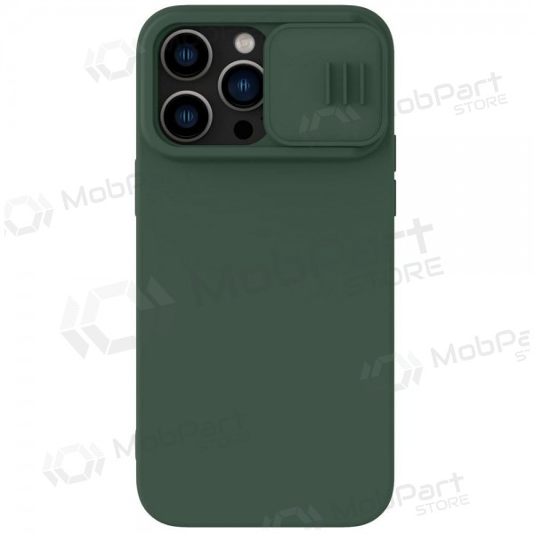 Apple iPhone 15 Pro custodia „Nillkin Silicone“ (verde scuro)