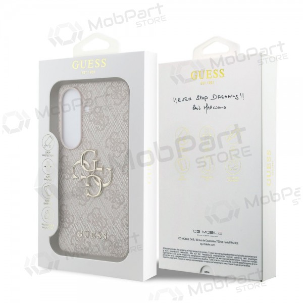 Custodia Samsung Galaxy S26 - Guess PU 4G Metal Logo (rosa)