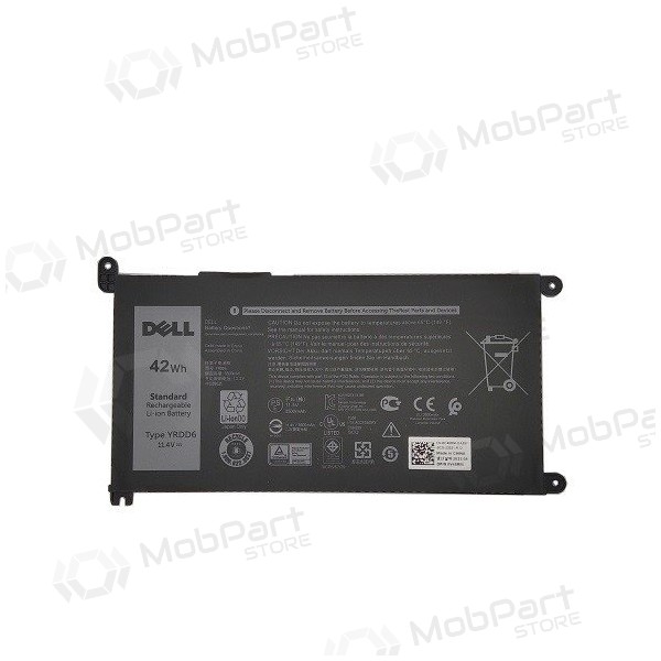 DELL YRDD6, 3500mAh batteria del computer portatile - PREMIUM